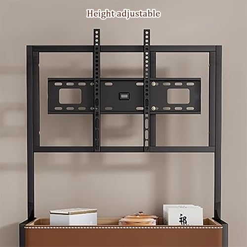 Soporte móvil para TV de 50-90 pulgadas con ruedas y dos cajones miniatura 3