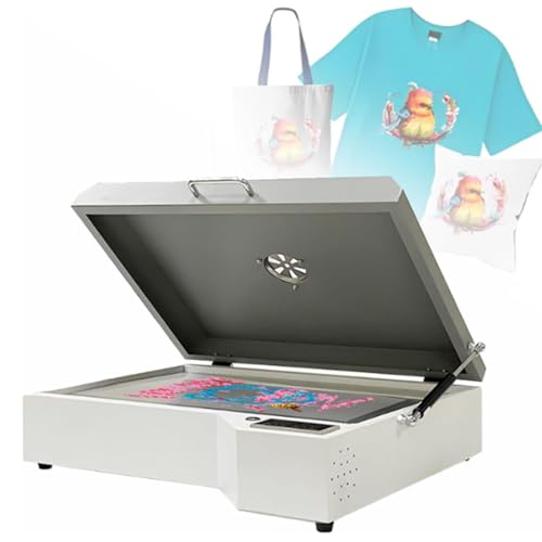 Cashwise Secador portátil DTF, Impresora Textil Multicolor A3+/A3/A4 DTF, Pantalla Digital, Ajuste de Temperatura de 0 a 300 °C, Pantalla Digital para Carteles de Ropa DIY
