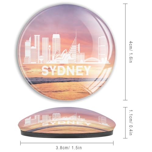 Imanes para nevera de la ciudad natal de Sydney para nostálgicos 4