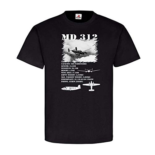 Avion transport militaire Copytec MD 312 Vietnam noir 5XL
