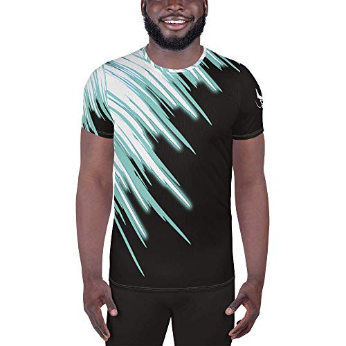 T-shirt athlétique homme respirant Ice Neon multicolore taille XXL
