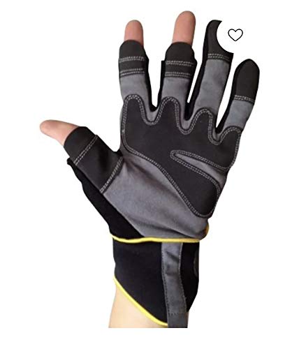 Easy Off Gloves Guantes Sin Dedos para mecánicos Tallas 7-11 Disponibles (XXL) Cover