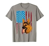 ¿Estás buscando ropa de perro pastor alemán con la bandera de Estados Unidos? Diseño patriótico de pastor alemán – perfecto para la raza patriótica de perros, así como perro pastor alemán y bandera de Estados Unidos.