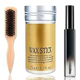 Yabacado Hair Wax Stick Set,Styling Kit for Flyaways,Frizz Control & Flyaway Smoothing, Multi-Purpose Set for All Types, Long-Lasting Hold for Daily