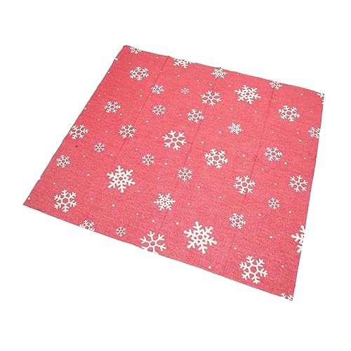 HOODANCOS 3 Pack Beeswax Wrap Sheets Food Wrapping Paper Snowflake Pattern Beeswax Wraps for Kitchen
