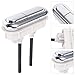 Cabilock Dual Flush Toilet Tank Button Push Replacement Flushing Button Toilet Water Tank Push Button Water Tank Cover