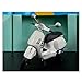 CYRMPQ Mini Finished Moto 1:12 for Vespa Scooter Motorcycle Simulation Ornament Model Collectible Model Toy White Red Blue Metal Motorcycle Decor(White)