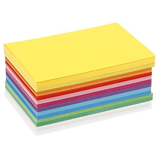 Colortime - Juego de 120 tarjetas de cartulina, varios colores