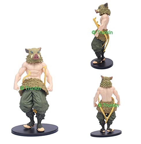 Image of Trunkin Rubber Demon Slayer Inosuke Hashibira Kimetsu No Yaiba Action Figure,Figurine With Stand Figurine,10 cm