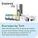 Everwipe by Tork Surface Cleaning Wet Wipe W12 Jumbo Rolls White, Cleans and Deodorizes, 4 x 900 wipes, 192830 (11100)