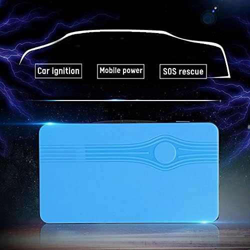 Car Jump Starter, Portable Car Battery Charger Jump Starter, 600A Peak Auto Jump Box, 12V Power Pack Jumper Start & Phone Charger with USB Port, Cables & LED Flashlight