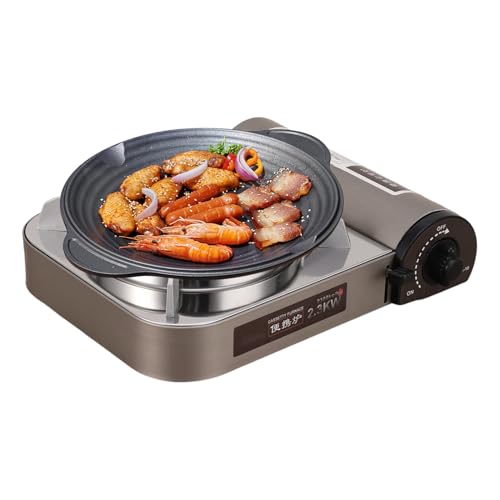 Hornillo portátil para camping, barbacoa y fogones, versátil cocina a prueba de tormentas para caza, jardín, picnic, senderismo y camping