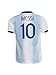 JTex Argentinien 2019-20 Messi, Casa/Lejos, Camiseta de Manga para niños con Pantalones...