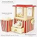 Le Toy Van - Wooden Honeybake Retro Popcorn Machine | Cinema, Kitchen Or Movies Pretend Play | Movie Night Role Kids Play Toy