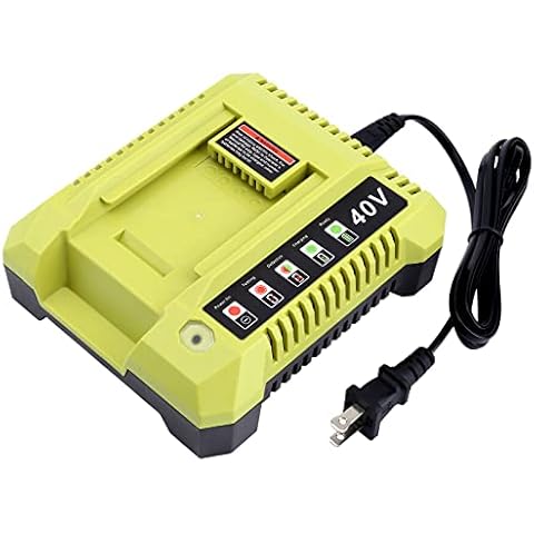 Elefly OP401 Compatible with Ryobi 40V Battery Charger OP404 OP406A, Compatible with Ryobi 40V Lithium Battery OP4040 OP4060A OP4050A OP40602 Cover