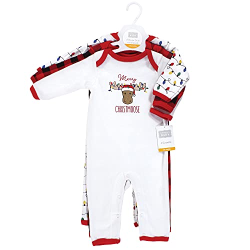 Image of Hudson Baby Baby Cotton Union Suit, 3 Pack