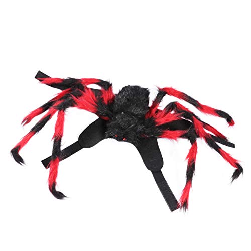 GARNECK Fantasia de Halloween para animais de estimação de aranha para cosplay de cachorro, gatos, f