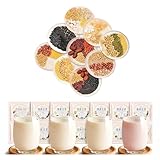 70 G X 10 Paquetes De Mezcla De Leche De Soja Multigrano: 10 Sabores For Licuadoras, Ingredientes For El Desayuno Ricos En Nutrientes, Kit De Granos For Batidos A Granel