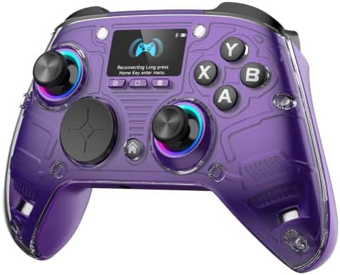 AOC PC Controller with Interactive Screen, Hall Effect Sticks & Triggers