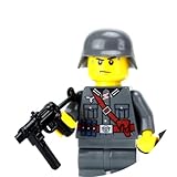 Battle Brick German WW2 MP40 Soldier (SKU22) Custom Minifigure