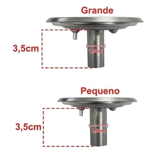 4 Bocas de Fogão Compatível para Esmaltec, Agata, Bali, Caribe, Veneza, Laguna, Munique e Veneza Sup