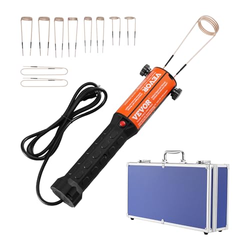 VEVOR magnetisches Induktionsheizgerät-Set 1 kW Induktionsheizgerät Bolzen-Induktionsheizgerät mit 10 Induktionsspulen Induktionsheizer-Bolzenentferner zum Entfernen von Bolzen und Muttern