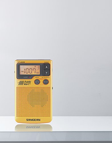 Sangean Dt-400W Am/Fm Digital Weather Alert
Pocket Radio #TOP4