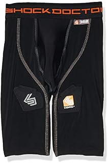 Shock Doctor Men's Core Compression Short with Bio-Flex Cup - Boys - X-Large