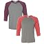 Gry/ Maroon Trb + Grey/ Lt Red Trb