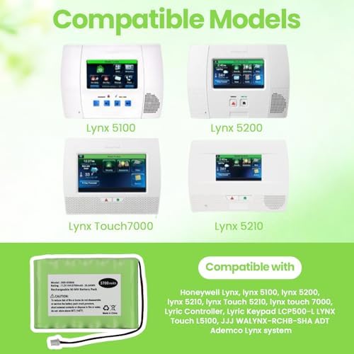 300-03866 LYNXRCHKIT-SHA Backup Battery for Honeywell Lynx Touch 5100 5200 - 2