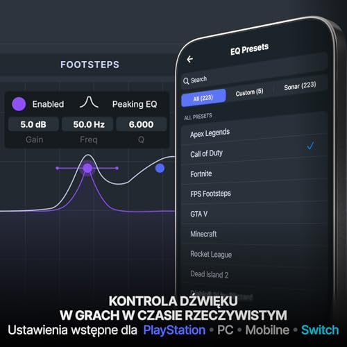 SteelSeries Arctis Nova 7P Wireless Gen 2 do gier -sterowanie aplikacją w czasie rzeczywistym - 50H + -przetworniki magnetyczne z magnesem neodymowym -miks 2,4 GHz/Bluetooth -PS5,PC, Switch 1/2,mobile