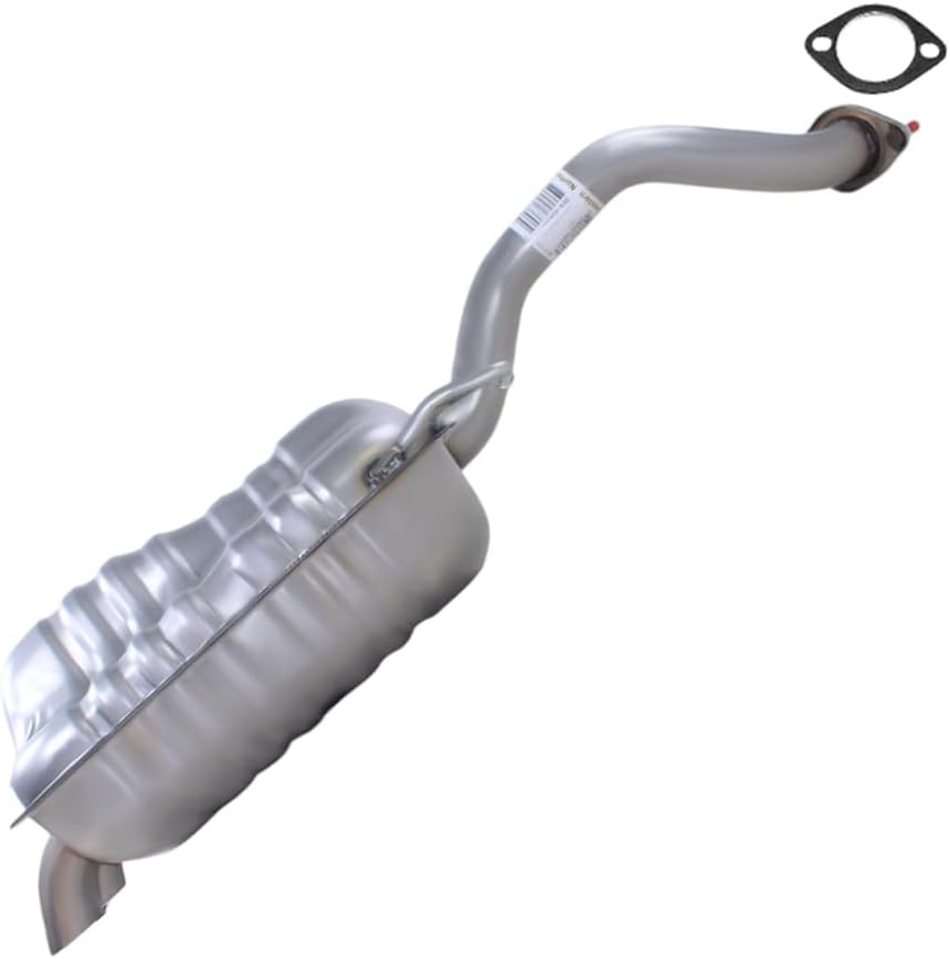 Exhaust Resonator Pipe Compatible for 2011-2013 Kia Sorento 3.5L | Stainless Steel | Northeastern Exhaust | Free Clamp and Gaskets Included | Automotive Replacement Part | Direct-Fit
