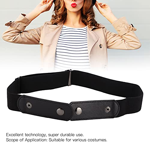 5 pçs cinto sem fivela, cinto elástico sem fivela para jeans shorts calça ajustável cinto elástico i