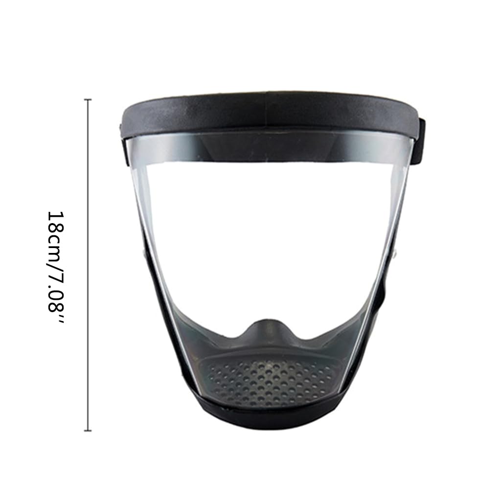 Anti-oil and Goggles for Face for Protection, Full Cover Clear Lens Fashionable Full Protective Fashionable