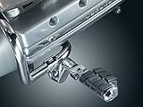 Kuryakyn 7976 Motorcycle Foot Controls: Offset Dually ISO Highway Pegs with Magnum Quick Clamps for 1