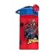 Zak Designs Marvel SpiderMan Kids Spout Cover and Built-in Carrying Loop Made of Plastic, Leak-Proof Water Bottle Design (16 oz, BPA-Free)