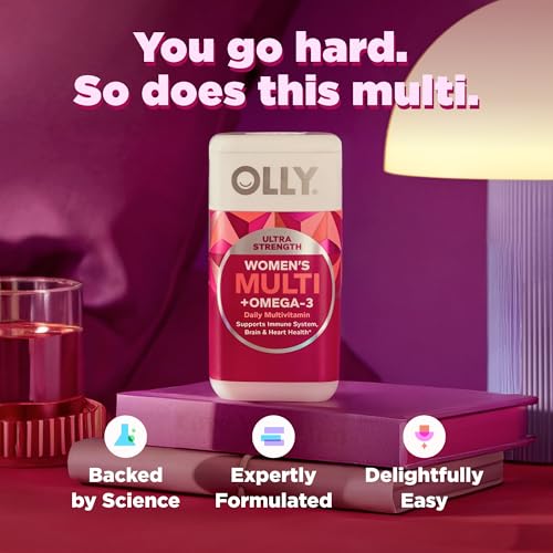 OLLY Ultra Strength Women's Multivitamin Softgels, Omega-3s - 60 Count - Image 4