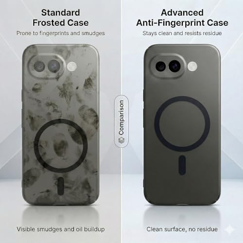 Image of amazon basics Luxury Paper Thin Back Case Cover for Google Pixel 10A 5G | Matte Finish | Compatible with magsafe | (Black, Google Pixel 10A 5G)