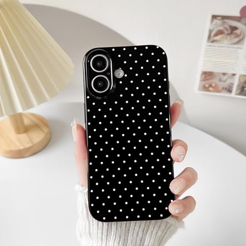 Lovmooful for iPhone 17 Case Cute Polka Dot Design-Black by Lovmooful - Used condition - Image 3