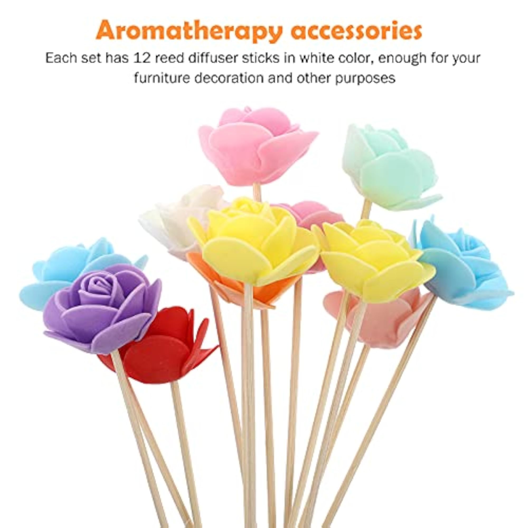 Colorful Aromatherapy Flowers Rattan Rods
