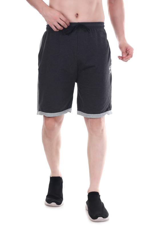 navii clothing Men’s Cotton Shorts for Gym Workout & Casual Wear | Short Pant for Men | Breathable Lightweight Fabric | Running Sports Yoga Shorts | Beach Summer Everyday Wear-picture-33