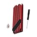 OSALADI 2280 Solid State Heat Sink Metal Cooler Fin Ssd Cooler Fin Solid State Drive Heat Sink Heating Sink Radiator Metal Ssd Heat Sink Red M2 Computer Accessories Aluminum