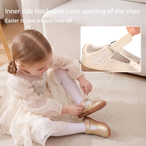 Image of STQ KIDS Girls Wide Toe Box Mary Jane Dress Shoes