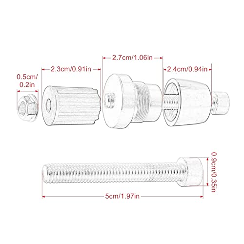 Contrapesos antivibración de moto universales 22mm para manillar Fazer 3