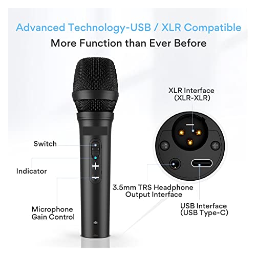 Microphone dynamique USB/XLR double mode avec directivité cardioïde studio - 6