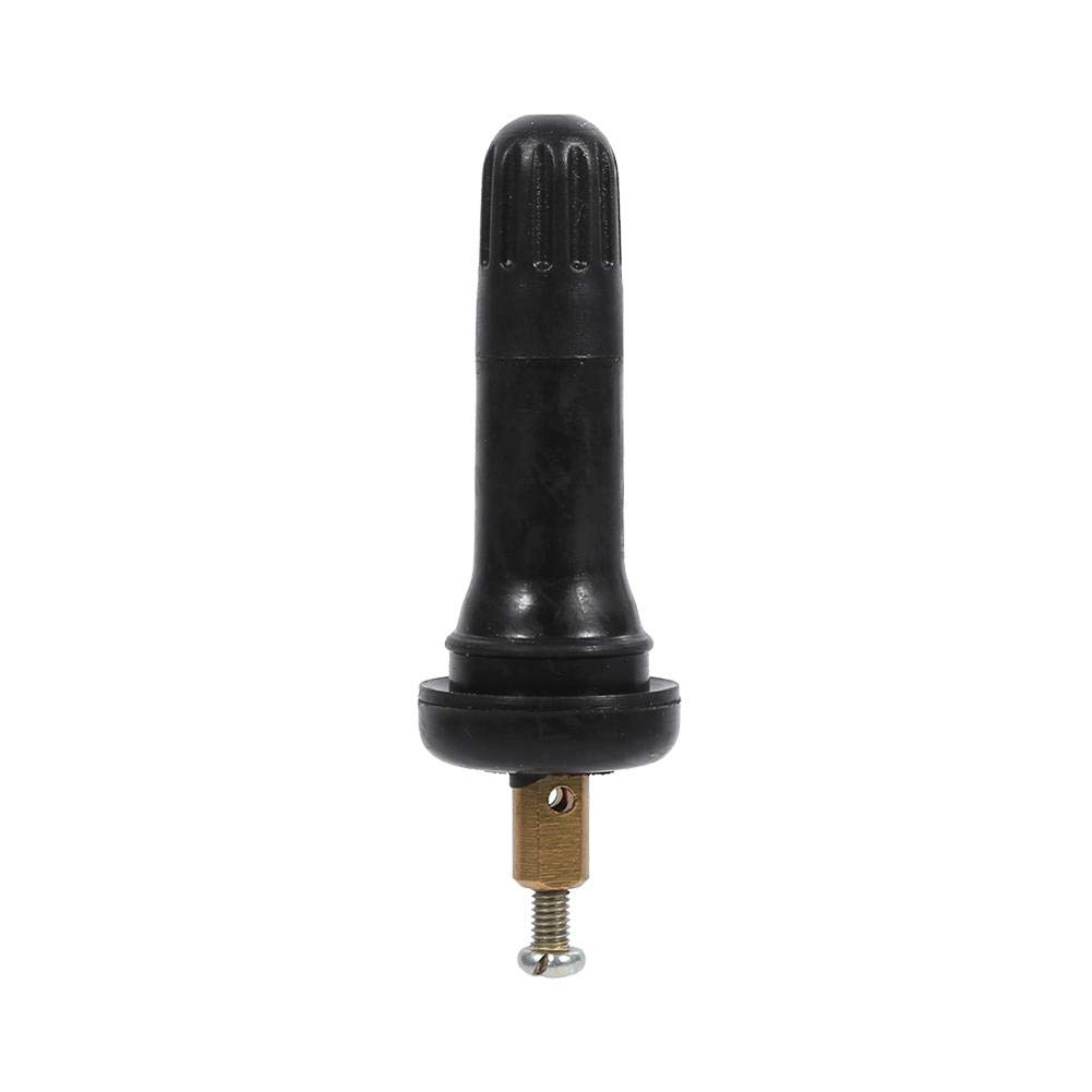 Qiilu 4 Piezas Sistema de monitoreo de presión de neumáticos TPMS Antiexplosión a presión en vástagos de válvula de neumático