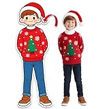 Figuras de Cartón Personalizadas de Tamaño Real,Siluetas de Cartón para Personajes de Dibujos Animados, Celebridades y Recortes Personalizados para Fiestas Navideñas y Celebraciones Especiales