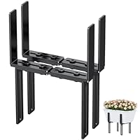 2er H-Form Blumenkastenhalterung, Balkonkastenhalter Ohne Bohren Passend für Balkongeländer von 1,5–32 cm und Blumenkasten von 15–23 cm, Balkonkasten Halterungen für Blumenkasten Geländer