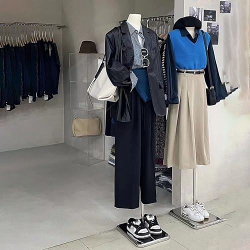 Mannequin de robe réglable avec bras pour studio de mode et vitrines - 5