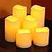 Lily's Home SW421 Flameless Battery Operated LED Votive Candles with Timer, Set of 6